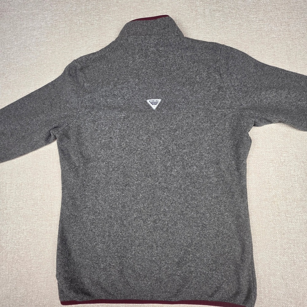 Columbia PFG Harborside Fleece Pullover Womens L Gray Howard University Bison - Picture 14 of 15